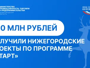 Гранты на сумму 30 млн рублей получили шесть нижегородских компаний за победу в трех конкурсах Фонда содействия инновациям